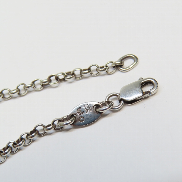 実際に弊社で買取させて頂いた(2)CHROME HEARTS/クロムハーツ ロールチェーン/ネックチェーン ネックレス/24inchの画像 2枚目