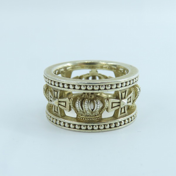 実際に弊社で買取させて頂いたJustin Davis/ジャスティンデイビス MEDIEVAL WEDDING BAND RING/メディバル ウェディング バンド リング 16-17号の画像 1枚目
