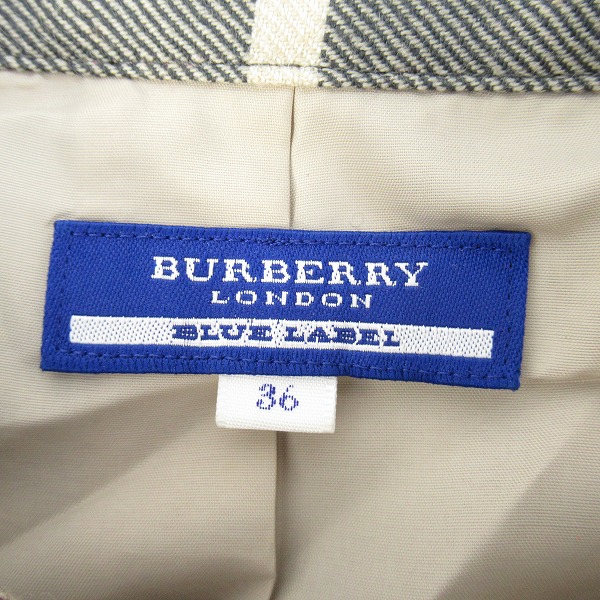 実際に弊社で買取させて頂いたBurberry London BLUE LABEL/バーバリーロンドン ブルーレーベル ノバチェック ワンピース E1J66-243-45/36の画像 2枚目