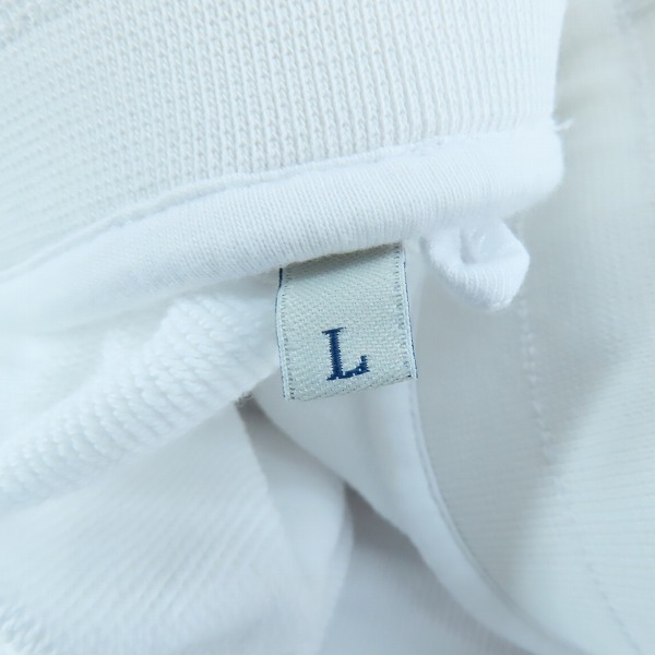 実際に弊社で買取させて頂いた【JPタグ】MONCLER/モンクレール PANTALONE サイドロゴ スウェットパンツ ホワイト F10918H71260 L の画像 6枚目