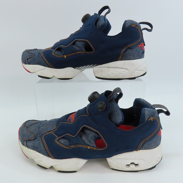 実際に弊社で買取させて頂いたReebok×ZOZOTOWN/リーボック×ゾゾタウン INSTAPUMP FURY/インスタポンプフューリー 10周年記念 デニム AQ9345/29の画像 3枚目