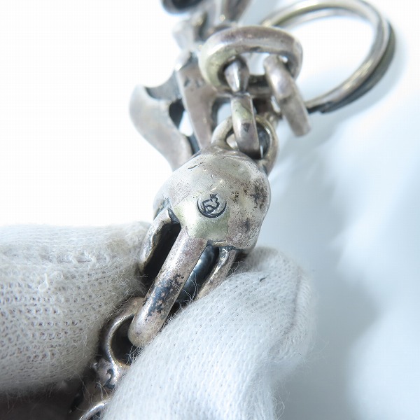 実際に弊社で買取させて頂いたTRAVIS WALKER/トラヴィスワーカー スカルダガー キーフックの画像 4枚目
