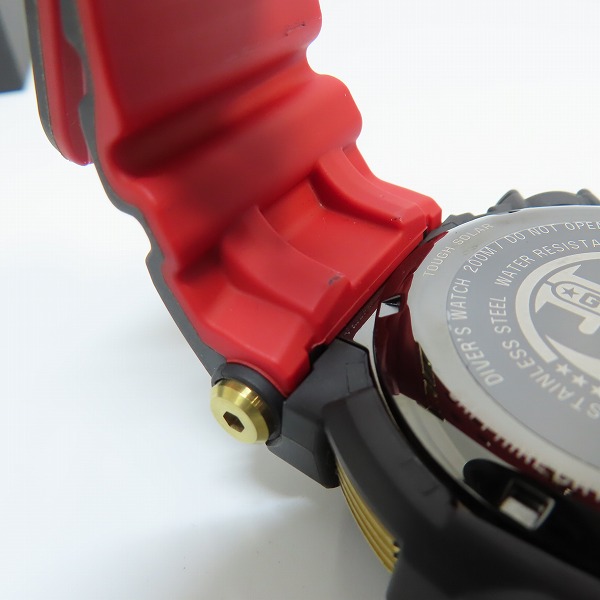 実際に弊社で買取させて頂いたG-SHOCK/Gショック FROGMAN/フロッグマン 35th Anniversary ゴールドトルネード GWF-D1035B-1JRの画像 6枚目