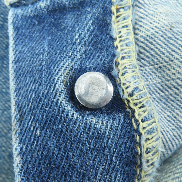 実際に弊社で買取させて頂いた【難有り】LEVI'S/リーバイス 刻印6/刻印E/ビッグE/片面タブ ヴィンテージ デニムパンツの画像 6枚目
