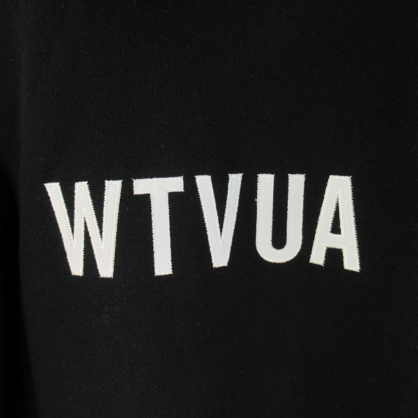 実際に弊社で買取させて頂いたWTAPS/ダブルタップス 24SS SIGN HOODY COTTON TSSC/フーディスウェットシャツ パーカー/241ATDT-CSM02/02の画像 2枚目