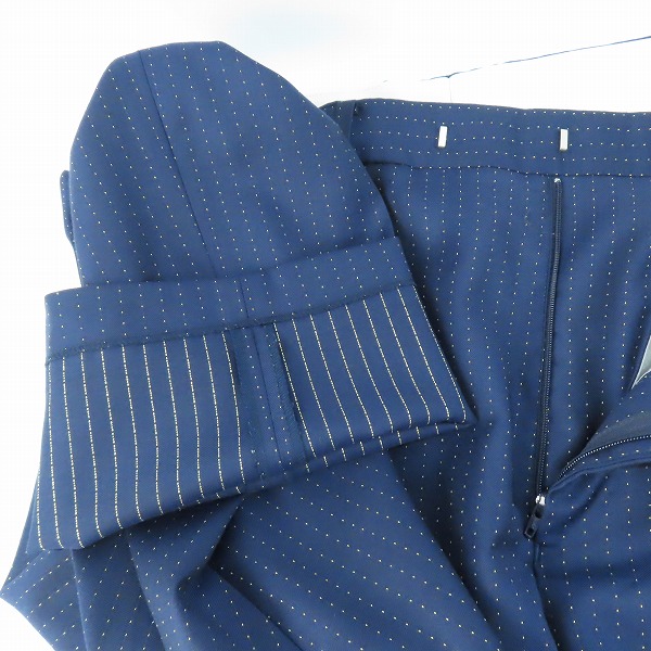 実際に弊社で買取させて頂いたWACKO MARIA×DORMEUIL/ワコマリア×ドーメル スラックスパンツ ドットラメ Lの画像 4枚目