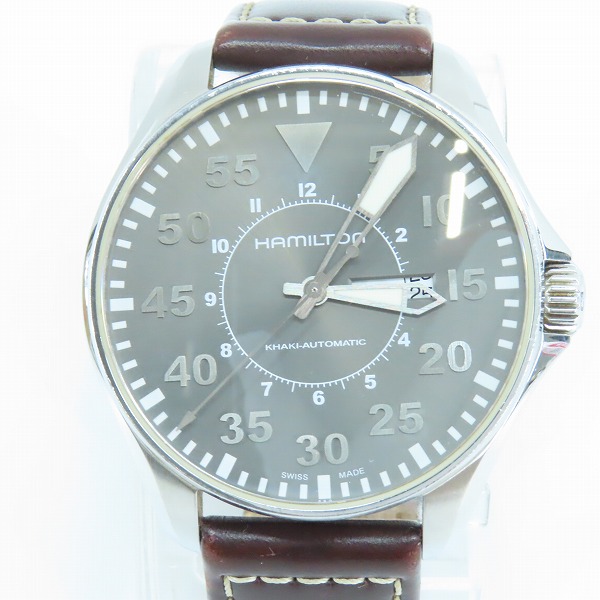 実際に弊社で買取させて頂いたHAMILTON/ハミルトン カーキ パイロット デイデイト 自動巻き H647150