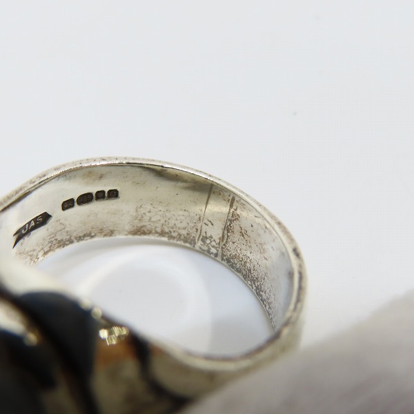 実際に弊社で買取させて頂いたCRAZY PIG DESIGNS/クレイジーピッグ クリスタル スカルリング CPJ137/21-21.5号の画像 8枚目