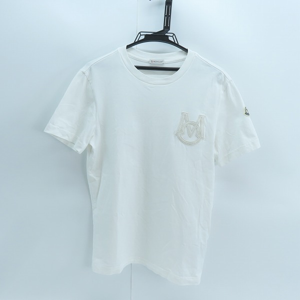 実際に弊社で買取させて頂いた【JPタグ】MONCLER/モンクレール 胸ロゴ 半袖Tシャツ/カットソー J20918C00021 8390T/S