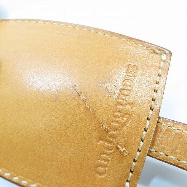 実際に弊社で買取させて頂いたandrogynous/アンドロジナス レザーキーリング の画像 5枚目