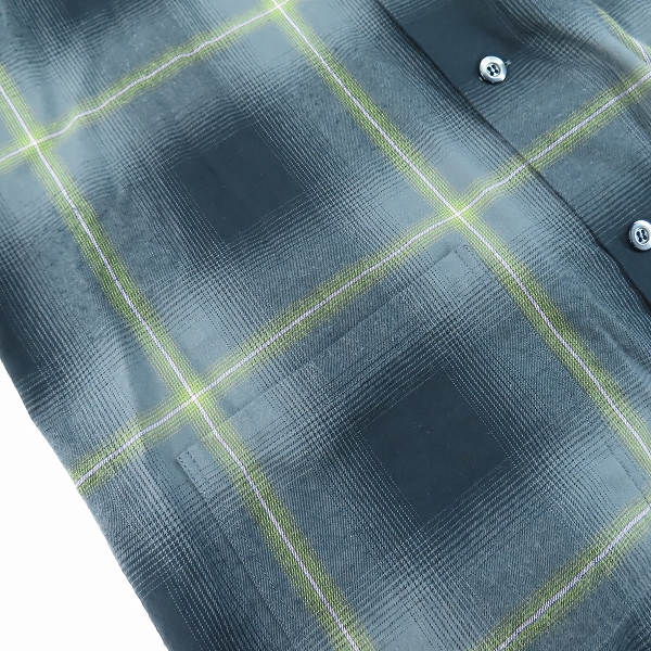 実際に弊社で買取させて頂いたLAD MUSICIAN/ラッドミュージシャン 24SS PAJAMA SHIRT/パジャマシャツ チェック柄 2124-109/42の画像 6枚目