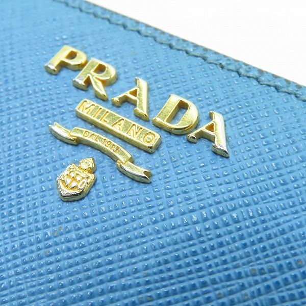実際に弊社で買取させて頂いたPRADA/プラダ レザー 二つ折り財布  1ML225　の画像 7枚目