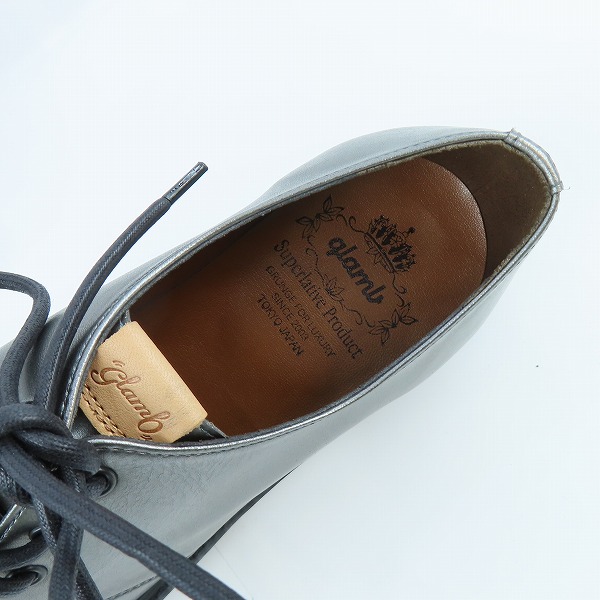 実際に弊社で買取させて頂いたglamb/グラム Platform 3 Hole Shoes/プラットフォーム3ホールシューズ ブーツ GB0223-AC02/2の画像 4枚目