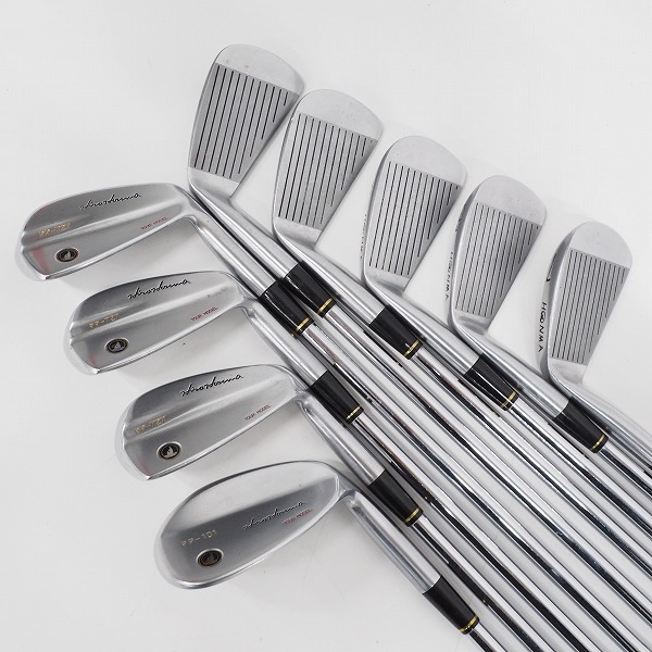 実際に弊社で買取させて頂いたHiro Honma/ヒロ ホンマ PP-737 TOUR MODEL/ツアーモデル アイアン #3～10,Sw 9本セット HAGANE STEEL FLEX:R-1の画像 3枚目