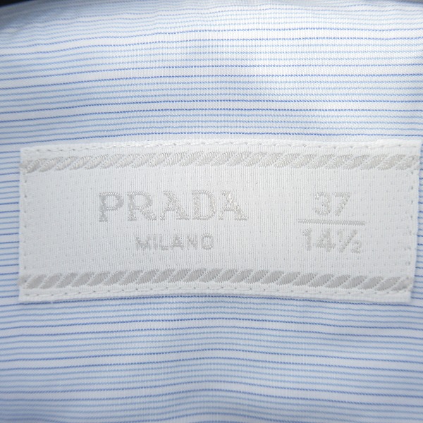 実際に弊社で買取させて頂いたPRADA/プラダ MILANO/ミラノ ワイシャツ/長袖シャツ /37の画像 2枚目