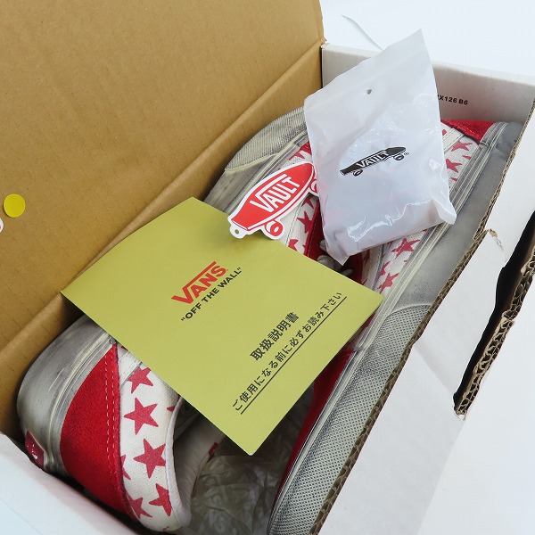 実際に弊社で買取させて頂いたVANS×Bianca Chandon/バンズ×ビアンカシャンドン ヴィンテージ加工 スニーカー VN0A4BVFY52 /28の画像 7枚目