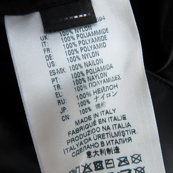 実際に弊社で買取させて頂いたDIESEL BLACK GOLD/ディーゼルブラックゴールド ロング コーチジャケット/48の画像 3枚目