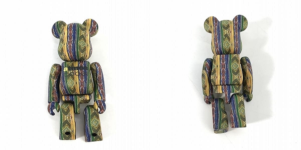 実際に弊社で買取させて頂いた【難あり含む】MEDICOM TOY/メディコムトイ BE@RBRICK/ベアブリック atmos×COOGI/アトモス×クージー 100％＆400％の画像 4枚目