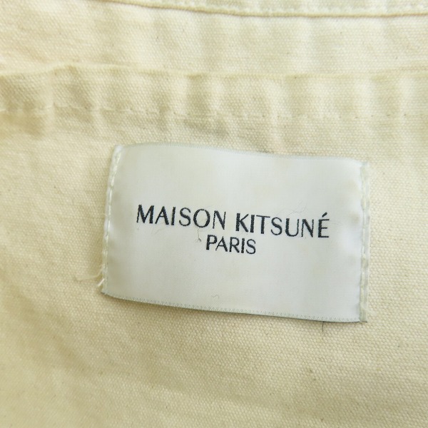 実際に弊社で買取させて頂いたMAISON KITSUNE/メゾンキツネ 狐プリントトートバッグの画像 4枚目