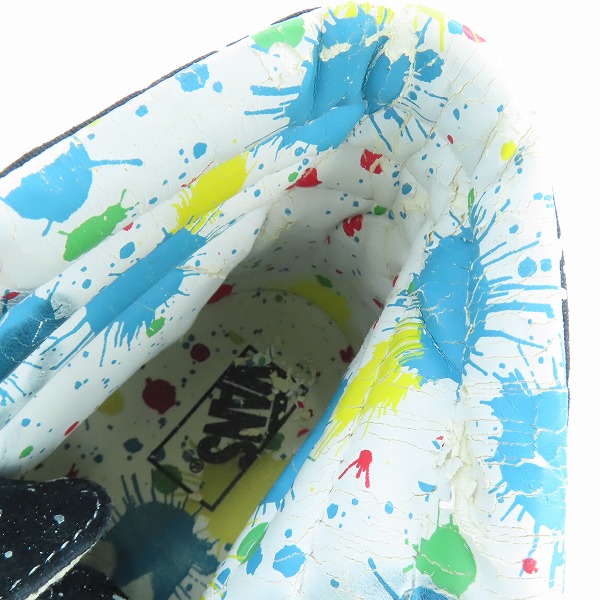 実際に弊社で買取させて頂いた【難有】VANS/バンズ SK8-HI/スケートハイ ペイントデザイン ハイカットスニーカー TB40/8.5の画像 4枚目