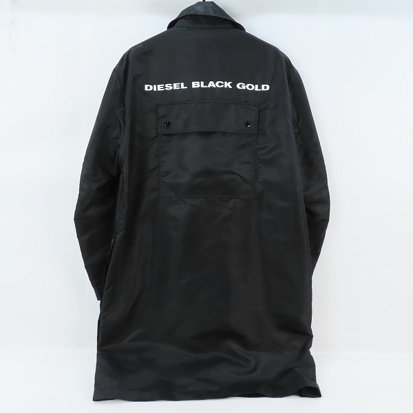 実際に弊社で買取させて頂いたDIESEL BLACK GOLD/ディーゼルブラックゴールド ロング コーチジャケット/48の画像 1枚目