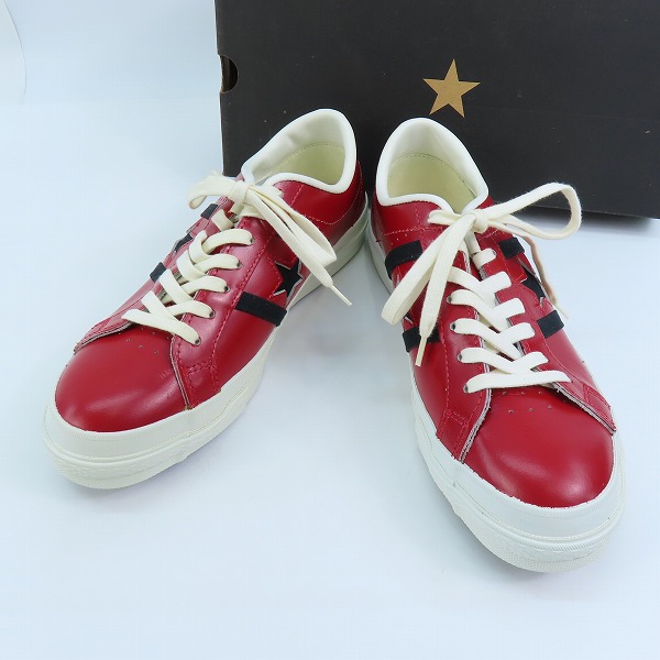 実際に弊社で買取させて頂いたCONVERSE/コンバース JACK STAR RETRO /ジャックスター レトロ レッド/ブラック/8