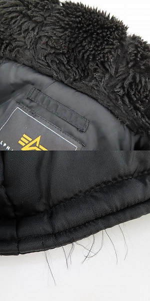 実際に弊社で買取させて頂いたALPHA INDUSTRIES/アルファインダストリーズ N-3B 中綿 フライトジャケット 20094-7401/Mの画像 7枚目