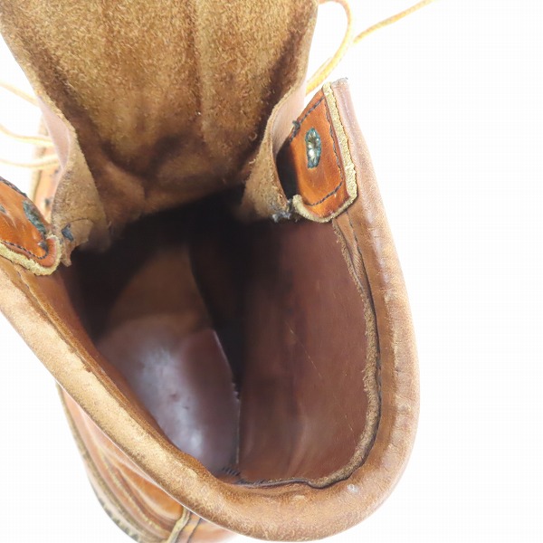 実際に弊社で買取させて頂いたRED WING/レッドウィング 50周年記念 アイリッシュセッターブーツ/復刻犬タグ/1953/8.5の画像 4枚目