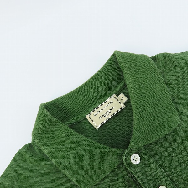実際に弊社で買取させて頂いたMAISON KITSUNE/メゾンキツネ 半袖ポロシャツ Sの画像 5枚目