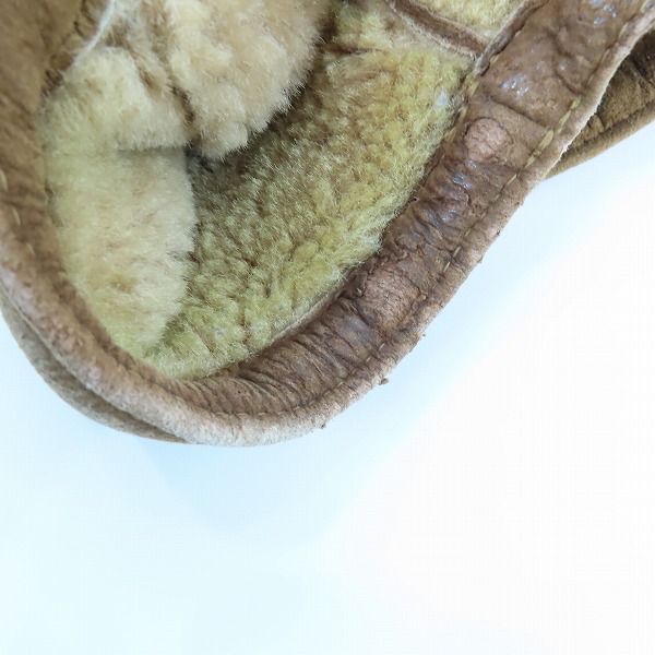 実際に弊社で買取させて頂いたAbercrombie＆Fitch/アバクロンビー＆フィッチ/アバクロ 黒タグ ヴィンテージ ムートン コート/38の画像 6枚目