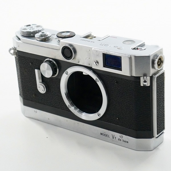 実際に弊社で買取させて頂いたCanon/キャノン MODEL VT de luxe ヴィンテージ フィルムカメラ ボディ シャッター確認済み