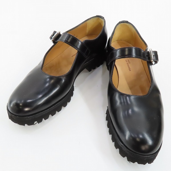 実際に弊社で買取させて頂いたnoir keininomiya ×church's/ノワール・ケイニノミヤ(ギャルソン)×チャーチ メリージェーンシューズ/ブラック/36
