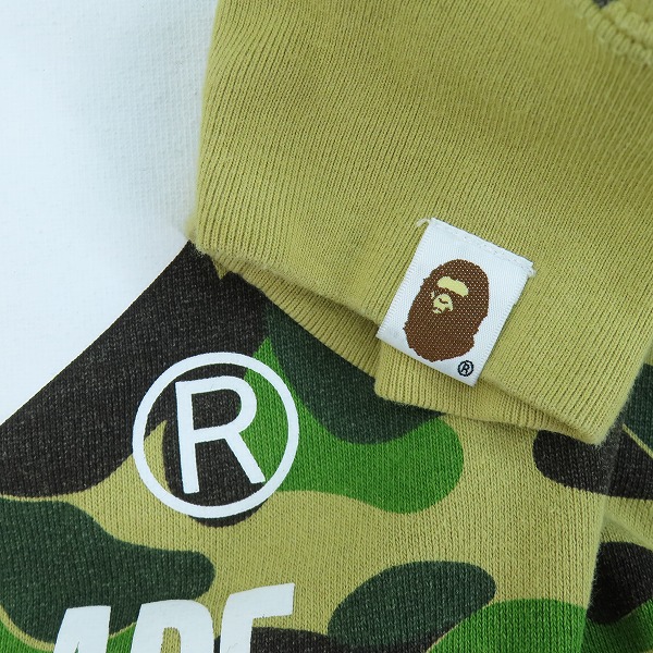 実際に弊社で買取させて頂いたA BATHING APE/アベイジングエイプ スウェット/トレーナー カモフラ 001SWK801008M/Lの画像 5枚目