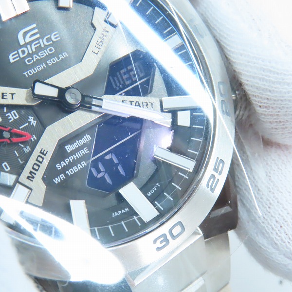 実際に弊社で買取させて頂いた【未使用】CASIO/カシオ EDIFICE/エディフィス ソスペンシオーネ ECB-2000シリーズ 腕時計 ECB-2000YD-1AJFの画像 5枚目
