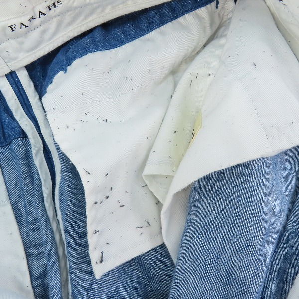 実際に弊社で買取させて頂いたFARAH/ファーラー Two Tuck Wide/ツータックワイドパンツ FR0301-W4009/29の画像 5枚目