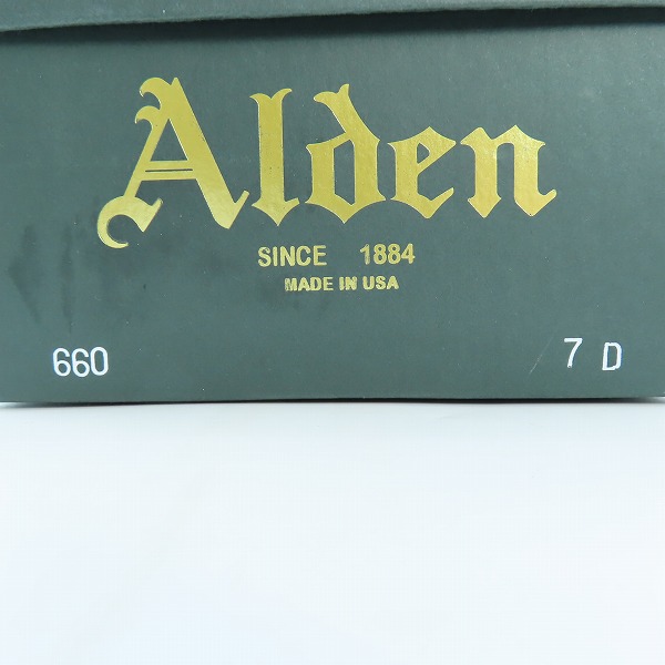 実際に弊社で買取させて頂いたALDEN/オールデン タッセルローファー ブラック 660/7の画像 7枚目