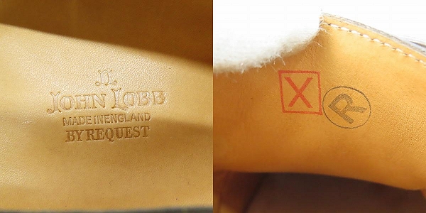 実際に弊社で買取させて頂いたJOHN LOBB/ジョンロブ BRAMPTON  レザーシューズ 10.5の画像 5枚目