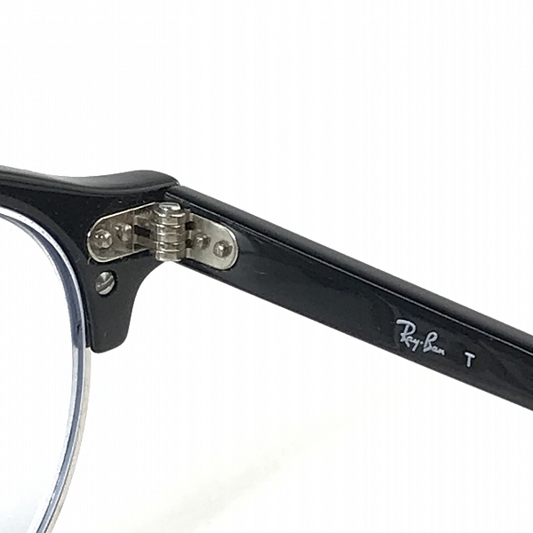 実際に弊社で買取させて頂いたRay-Ban/レイバン CLUBROUND/クラブラウンド メガネフレーム/アイウェア RB4246-V 2000の画像 4枚目