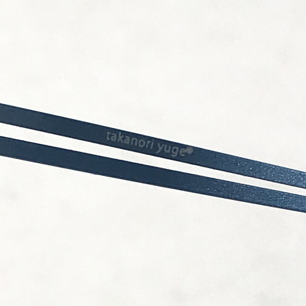 実際に弊社で買取させて頂いたTAKANORI YUGE/タカノリユゲ MIST メガネフレーム アイウェア TY-37の画像 4枚目