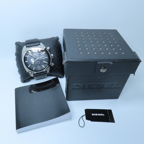 実際に弊社で買取させて頂いた DIESEL/ディーゼル 海外モデル メンズウォッチ/腕時計 DZ-4341【動作未確認】の画像 6枚目
