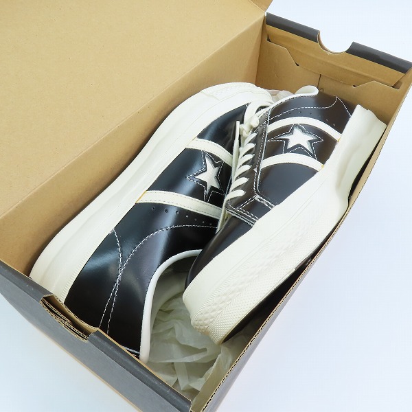 実際に弊社で買取させて頂いたCONVERSE/コンバース JACK STAR RETRO /ジャックスター レトロ ブラック/ホワイト/8の画像 8枚目