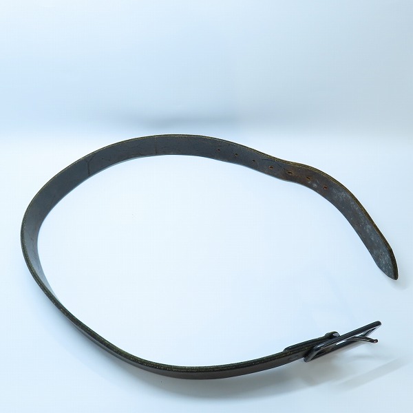 実際に弊社で買取させて頂いたNO ID./ノーアイディー レザーベルト ベルトループキーホルダー付きの画像 6枚目