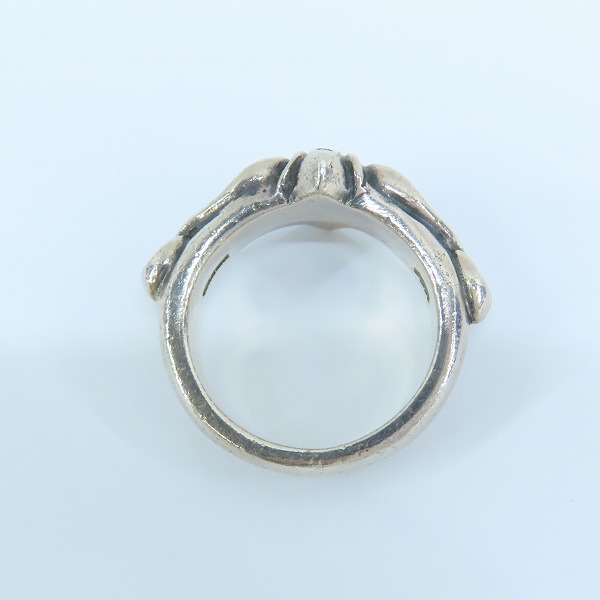 実際に弊社で買取させて頂いたLSD/ラウドスタイルデザイン bloom ブルームリング パヴェダイヤ×グリーンストーン/15号-15.5号の画像 5枚目