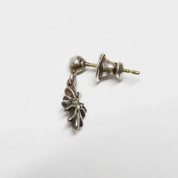 実際に弊社で買取させて頂いた【インボイス/原本】CHROME HEARTS/クロムハーツ タイニーE CHプラス ドロップ ピアス w/2ダイヤの画像 2枚目