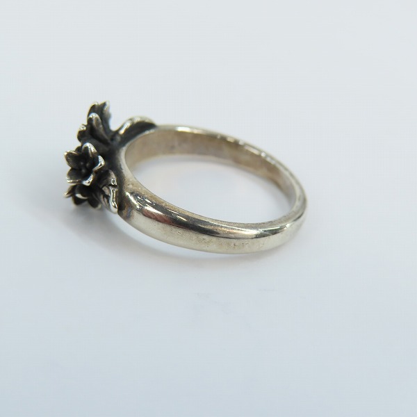 実際に弊社で買取させて頂いた【ギャラ付】KONRON/コンロン belle dahlia fleur ring  #9/9号の画像 2枚目