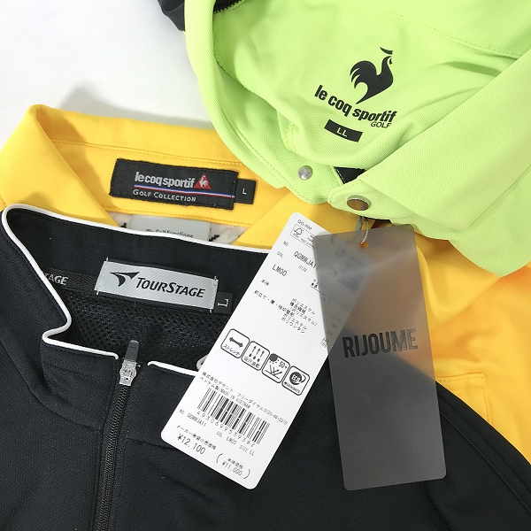 実際に弊社で買取させて頂いた【おまとめ/未使用含む】ルコックスポルティフ/ツアーステージ ゴルフ 長袖/半袖 シャツ 等の画像 2枚目