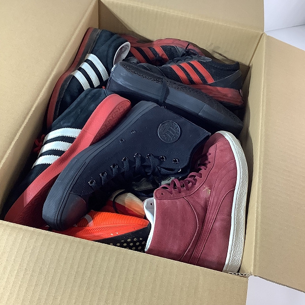 実際に弊社で買取させて頂いた【おまとめ】アディダス/ナイキ/プーマ 等 スニーカー/ハイカットスニーカー 他