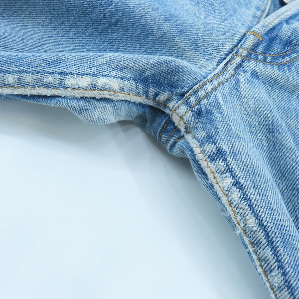 実際に弊社で買取させて頂いたLevis/リーバイス 501XX USA製 刻印524 両面スモールe デニムパンツ/W35L32の画像 7枚目