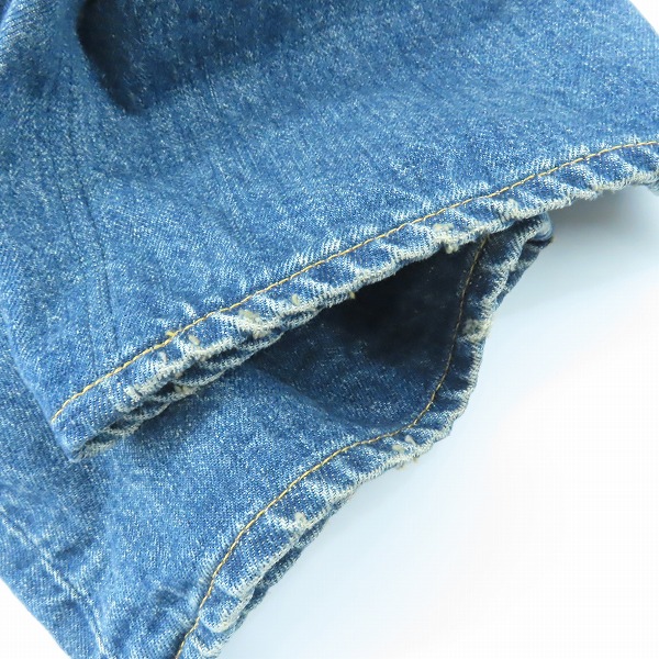 実際に弊社で買取させて頂いたJUNYA WATANABE COMME des GARCONS MAN/ジュンヤワタナベコムデギャルソンマン 再構築 パッチワークデニムパンツ WQ-P038/Sの画像 6枚目