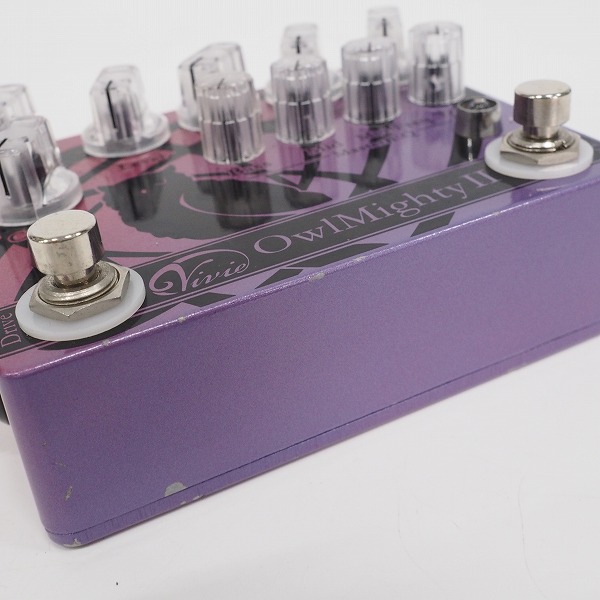 実際に弊社で買取させて頂いたVivie/ビビー OwlMighty Ⅱ ベース用 プリアンプ エフェクター【動作確認済】の画像 1枚目